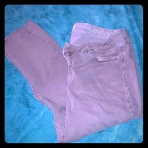 GUC Slink Jeans 👖 size 18, Curvy, Taupe Color